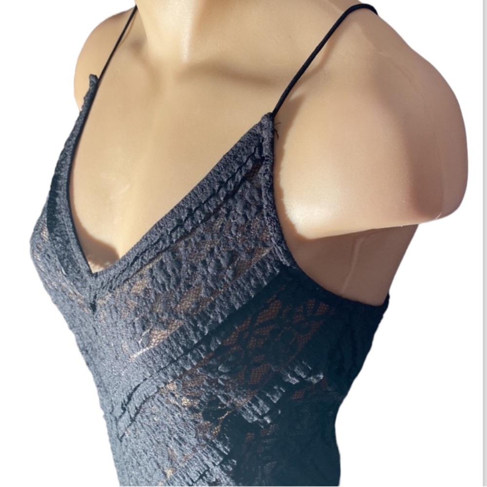 NWT Free People - Black Slip Dress - Picture 3 of 7